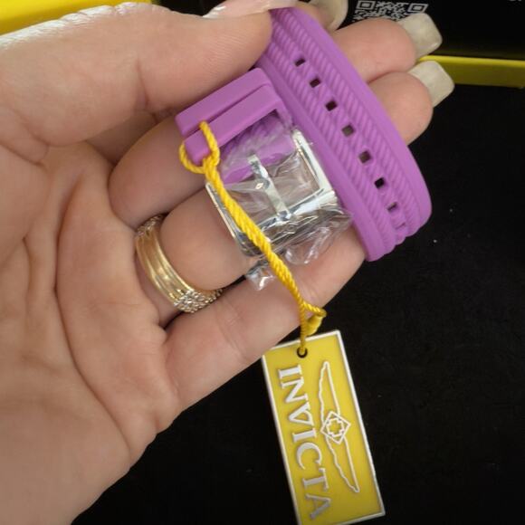 NEW - Invicta Angel Halo Women's Watch - 38mm, Purple (24123) NEW- IN BOX*1 LEFT - Picture 5 of 13